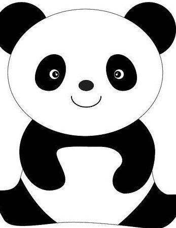 Dibujos de Panda para imprimir y colorear