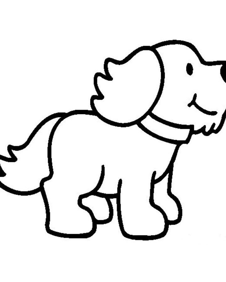 Dibujos de Perro para imprimir y colorear