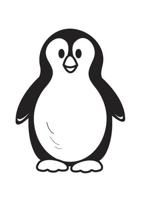 Dibujos de Pingüino para imprimir y colorear