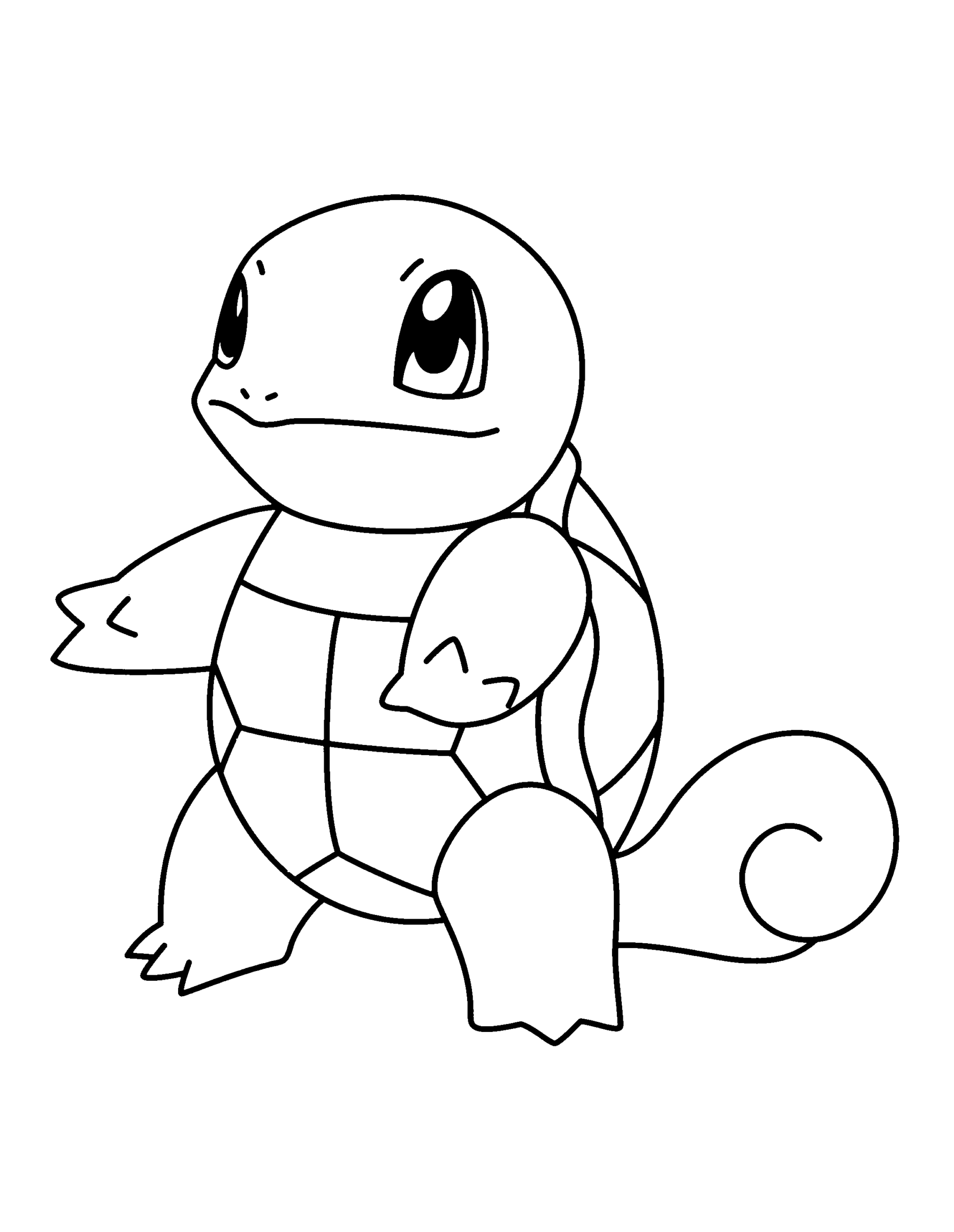 Dibujos de Squirtle para imprimir y colorear – Pokemon
